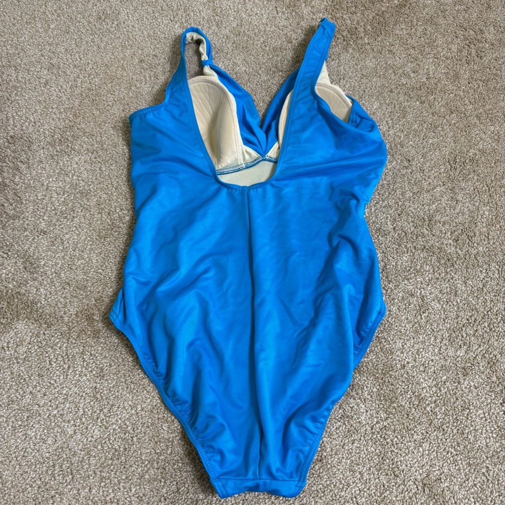 Miraclesuit Pandora Twisted Top 1 Piece Swimsuit‎ Tummy Control Built in Bra 16 - Picture 3 of 7